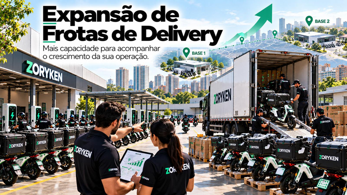 Expansão de frota de delivery com novos veículos elétricos, bases operacionais e infraestrutura de carregamento