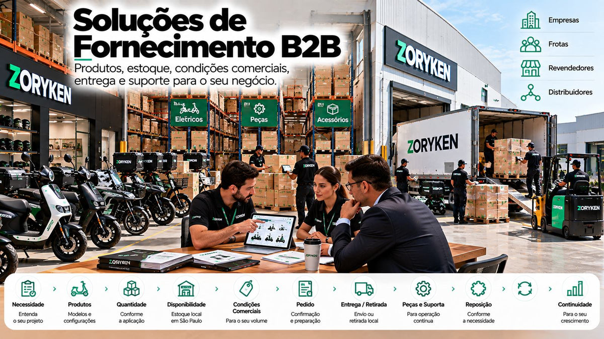 Soluções de fornecimento B2B de veículos elétricos para empresas, frotas, revendedores e distribuidores