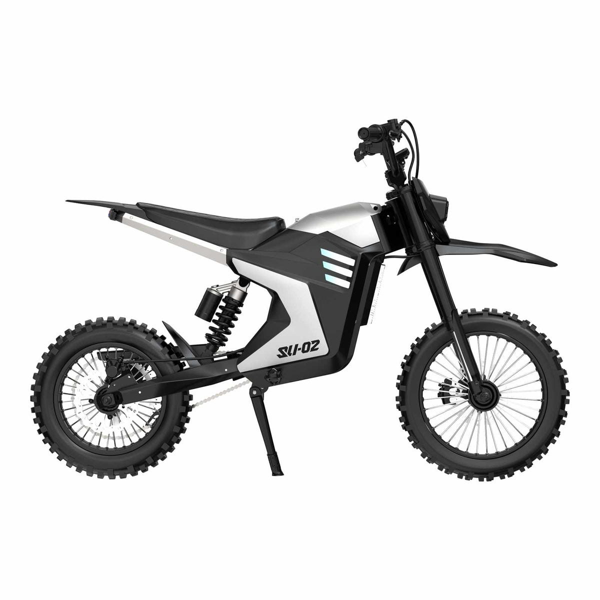 ZORYKEN SU02 moto elétrica esportiva com rodas raiadas, pneus de blocos e suspensão hidráulica para fornecimento B2B